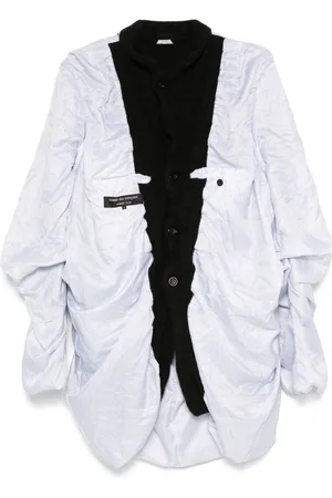 Comme des Garçons Mantel mit Kontrasteinsätzen