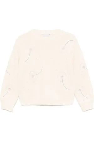 Stella McCartney Pullover mit Blumenstickerei