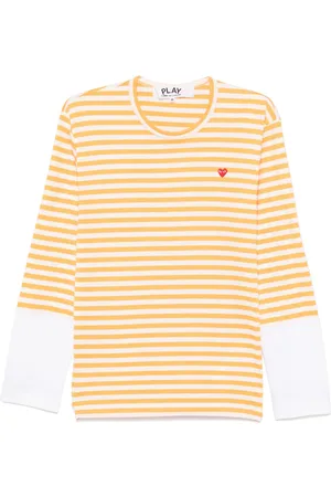 Comme des Garçons Gestreiftes T-Shirt