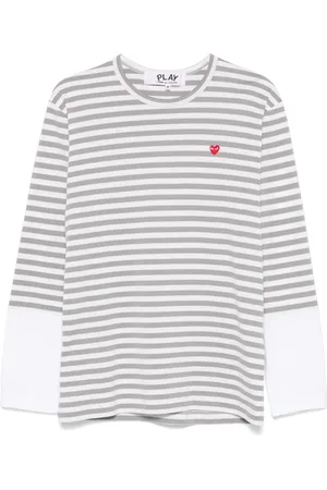 Comme des Garçons Gestreiftes T-Shirt