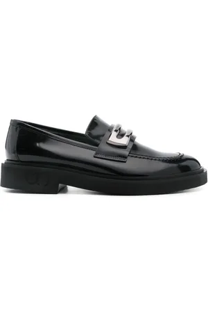 Casadei Loafer mit Logo-Schild
