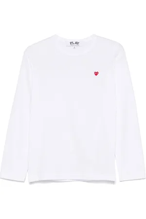 Comme des Garçons T-Shirt mit Logo-Applikation