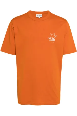Café Kitsuné T-Shirt mit Logo-Print