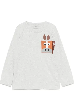 Stella McCartney T-Shirt mit Pferde-Grafik