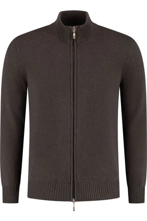 Doriani Cashmere Cardigan mit Reißverschluss