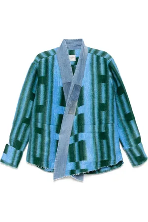 GREG LAUREN Karierte Jacke