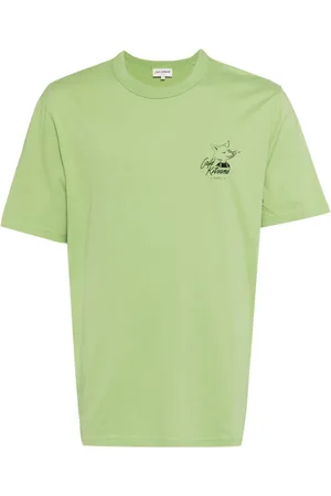 Café Kitsuné T-Shirt mit Logo-Print