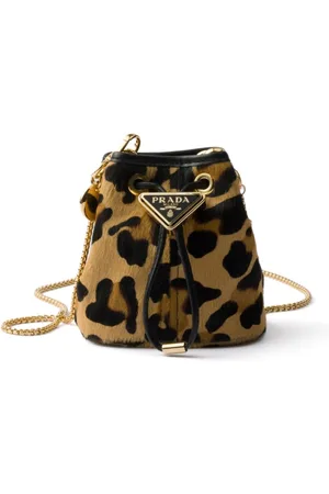 Prada Mini-Tasche mit Animal-Print