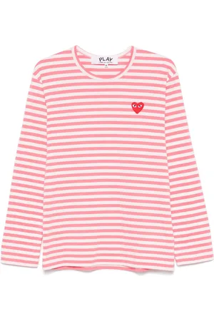 Comme des Garçons Gestreiftes T-Shirt