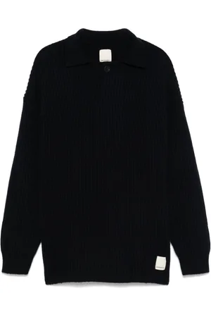 Emporio Armani Poloshirt aus geripptem Strick