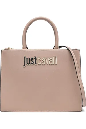 Roberto Cavalli Handtasche mit Logo-Applikation