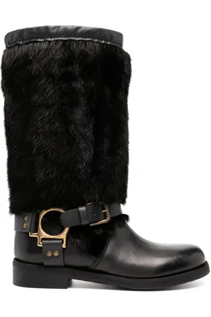 Dolce & Gabbana Stiefel mit Faux Fur