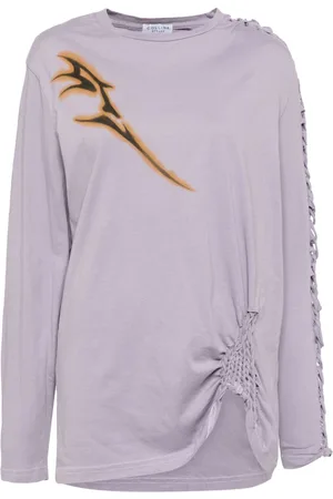 Collina Strada Langes Mauve Tosh T-Shirt