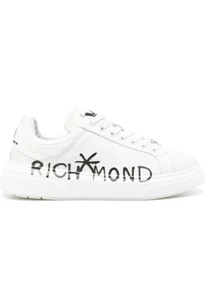 John Richmond Sneakers mit Logo-Print