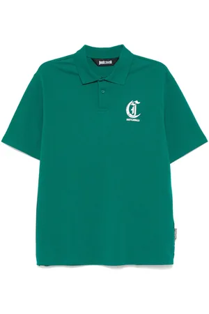 Roberto Cavalli Poloshirt mit Logo-Print