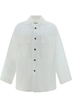 Jil Sander Hemd mit Logo-Detail