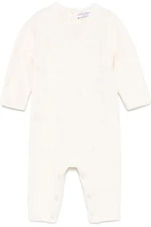 Emporio Armani Pyjama mit Logo-Intarsie