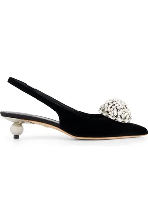 Giambattista Valli Slingback-Pumps mit Kristallen 35mm