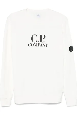 C.P. Company Sweatshirt mit Linsen-Verzierung