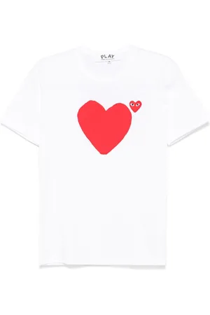 Comme des Garçons T-Shirt mit Herz-Print