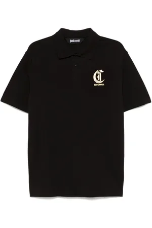 Roberto Cavalli Poloshirt mit Logo-Print