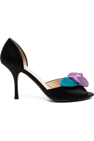 Prada Pumps mit Blumendetail