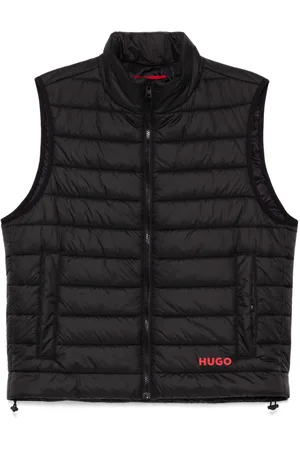 HUGO BOSS Wattierte Weste mit Logo-Print