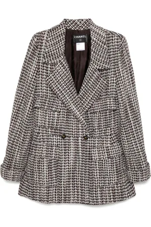 CHANEL 2001 Doppelreihiger Tweed-Blazer