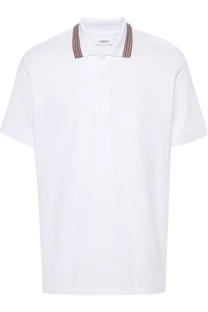 Burberry Poloshirt mit gestreiftem Kragen