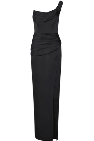 RACHEL GILBERT Duke Abendkleid mit drapiertem Detail