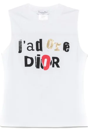 Dior Trägershirt mit Logo-Print