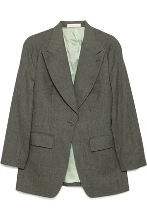 Chloé Einreihige Jacke mit langen Raglanärmeln