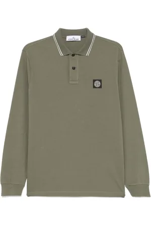 Stone Island Poloshirt aus Pikee