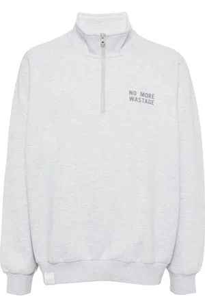 Izzue Sweatshirt mit verschwommenem Slogan-Print
