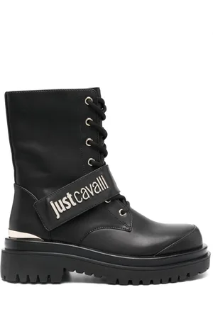 Roberto Cavalli Stiefel im Military-Look