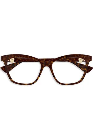 Cartier Brille mit Logo-Schild
