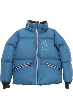 Moncler Gefütterte Jacke mit Logo