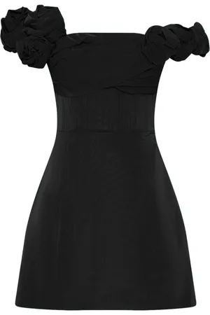 RACHEL GILBERT Minikleid mit Henley-Kragen