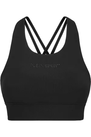 Philipp Plein Kompressionsoberteil mit Logo-Prägung
