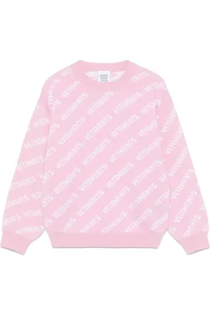 Vetements Jacquard-Pullover mit Logo