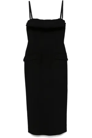 Sportmax Midikleid mit umgeschlagenen Kanten