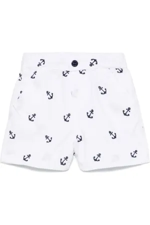 PATACHOU Shorts mit Ankerstickerei