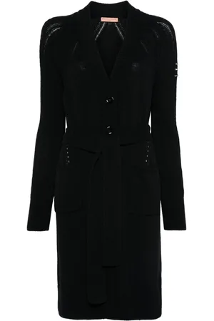 ERMANNO SCERVINO Strickmantel mit Kristallen