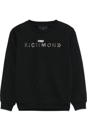 John Richmond Sweatshirt mit Logo-Verzierung
