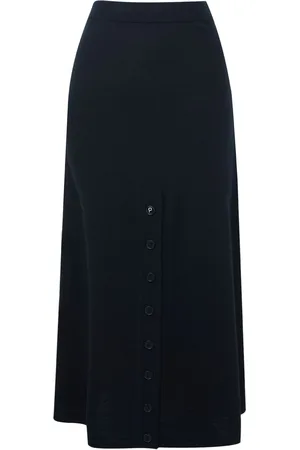 PORTS 1961 Midirock mit Knopfleiste