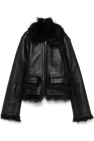 REMAIN Klassische Lederjacke