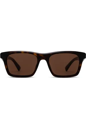 Alexander McQueen Sonnenbrille mit eckigem Gestell