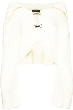 tout a coup Grob gestrickter Cropped-Cardigan