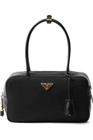 Prada Mittelgroße Tote Bag aus Re-Nylon und Leder