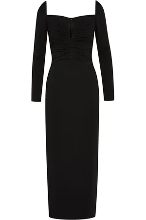 Oscar de la Renta Cocktailkleid mit Herzausschnitt